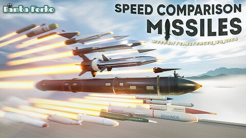 Missiles 🚀 SPEED COMPARISON 3D