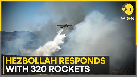 Israel-Hezbollah Tensions: Hezbollah claims 320 rockets launched on 11 Israeli sites | WION News