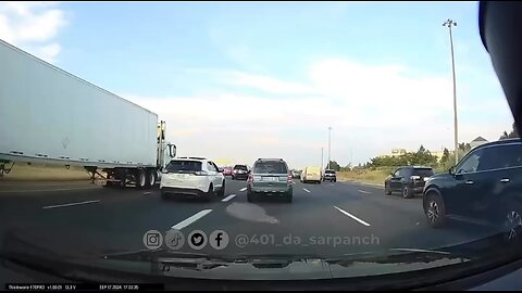 Road Rage On Highway 401