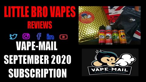 SEPTEMBER 2020 VAPE-MAIL SUBSCRIPTION