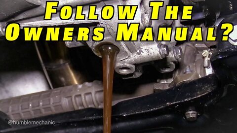 Should You Follow Your Owners Manual for Maintenance?