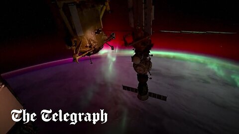 The Northern Lights from International Space Station