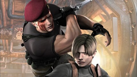 Resident evil 4 Leon vs. krauser