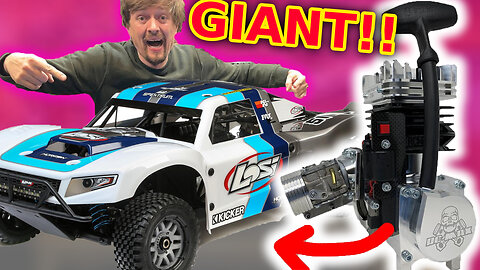 GIANT RC Car gets MASSIVE Race Engine (6x power)