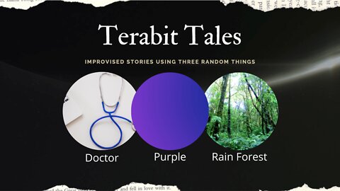 A doctor and a purple rain forest? Or is it a rain forest and a purple doctor? I forget.