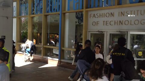 "Fashion Students Against Gencoide" Protest outside FIT in NYC