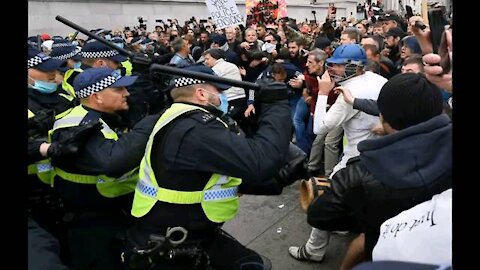 Anti-Vaccine Protesters Try to Storm Building BBC Left in 2013.