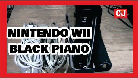 NINTENDO WII BLACK PIANO