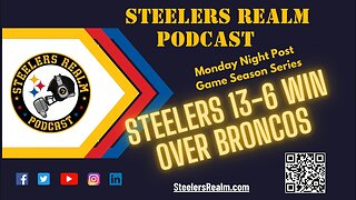 Post Game: Steelers 13-6 Win over Broncos SRP S6-E28-264