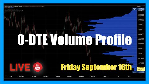 Volume Profile Analysis - Friday September 16th