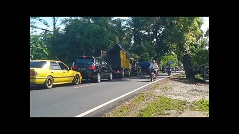 Info Pangandaran || Jalan Menuju Pantai Baru Hiu Macet