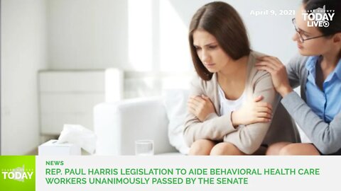 Rep. Paul Harris legislation to aide behavioral health care workers unanimously passed by the Senate