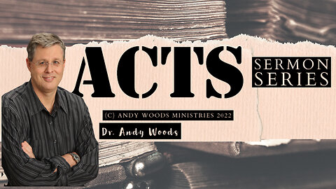 Acts 052 – The Blind See. Acts 9:8-19a. Dr. Andy Woods. 9-18-24.