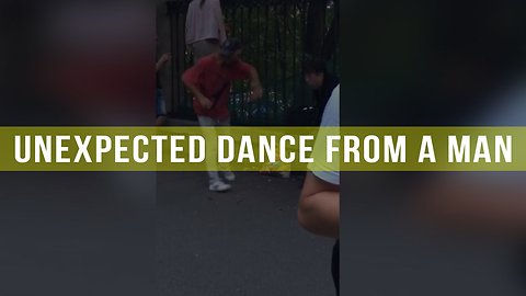 Unexpected Dance From A Man