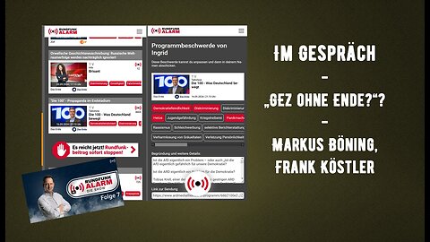 Im Gespräch - GEZ ohne Ende? - Markus Böning, Frank Köstler