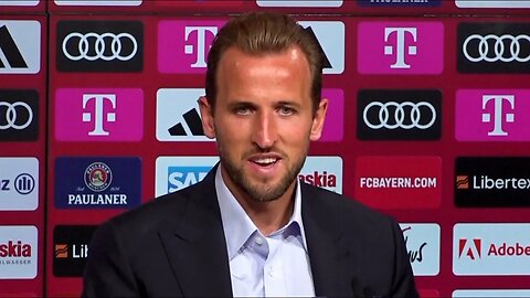 'I want to be fighting for titles EVERY YEAR!' | Harry Kane unveiled as Bayern Munich player