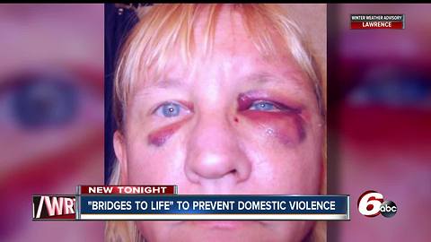 Domestic violence victim says her boyfriend beat her in every room of her house