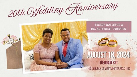 LIVE FROM MIRACLE CENTER - 20th Wedding Anniversary!!!