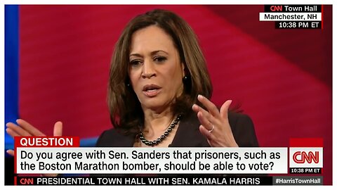 When Kamala Harris suggested that prisoners "like the Boston Marathon Bomber" should be able to vote