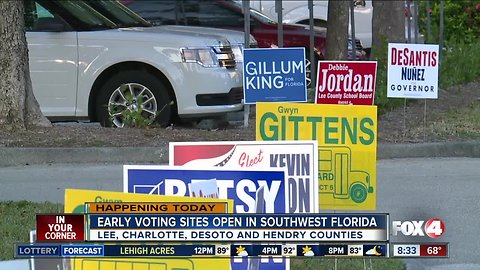 Early voting begins in Southwest Florida