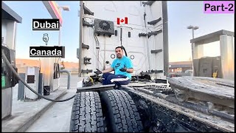 Truck Trip WPG To Calgary Alberta | Part-2 | Long Vehicle | Canada Truck Driver