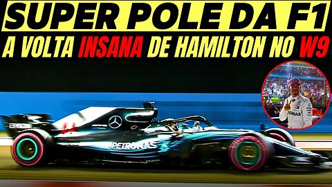 A bordo do Mercedes W9 de Hamilton na volta insana da pole em Singapura 2018