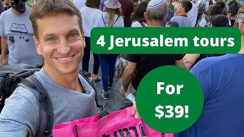 4 Jerusalem tours for $39! 💰 (Old City tour, Yad Vashem, City of David and more!)