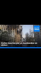 Varios muertos por un bombardeo en Járkov y Zelenski despide a un comandante tras perder un F-16