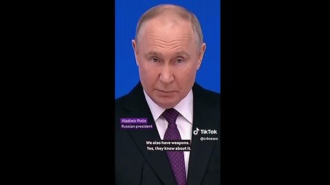 🚨 Putin Warns the West to NOT SEND TROOPS TO UKRAINE TO WAR AGAINST RUSSIA - Says They Have WEAPONS Capable of Hitting or Country!