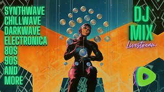 Friday Night Synthwave 80s 90s Electronica and more DJ MIX Livestream Freeform Frequencies Edition