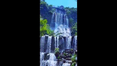 Cascade of Serenity: Nature's Waterfall Wonder