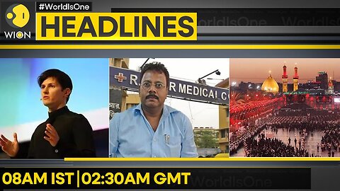 CBI heat on Ex-principal of RG Kar Hospital | Telegram app founder-CEO arrested | WION Headlines