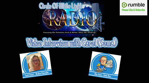 Interview with Carol (Soma) about spirituralism and being a medium - 20th Sept 2024