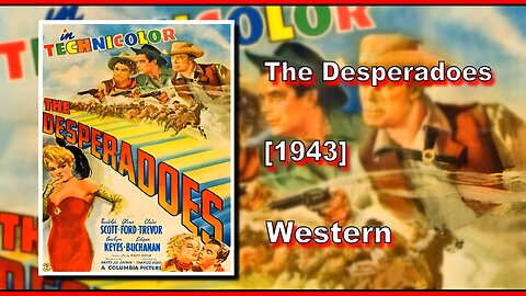 The Desperadoes (1943) | WESTERN | FULL MOVIE