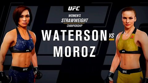 EA Sports UFC 3 Gameplay Maryna Moroz vs Michelle Waterson