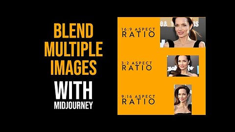 How To Blend Multiple Images With Midjourney - Two Methods - Get Exact Aspect Ratio and Sizes