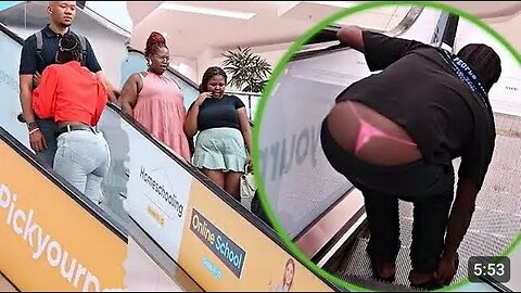 MANTHONG ON THE ESCALATOR PRANK