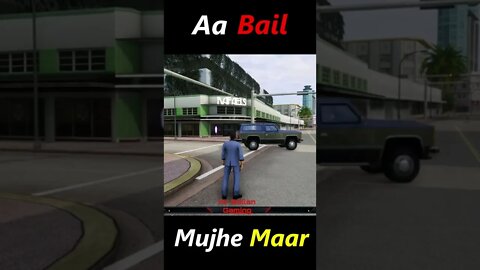 Aa Bail Mujhe Maar GTA Vice City | #shorts #gta #Vicecity