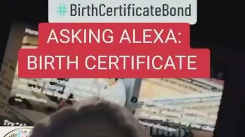 Birth Certificate Bond