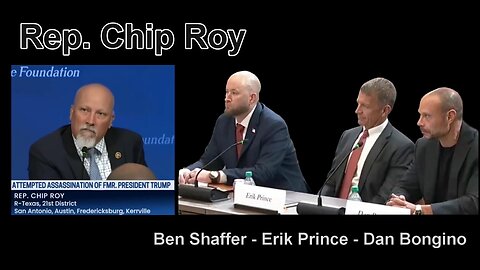 Chip Roy questions witnesses on Trump's attempted assassination 8/26/2024