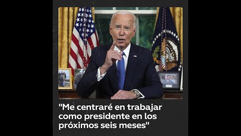 Biden permanecerá en el cargo hasta el final de su mandato