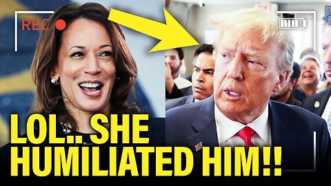 Trump Speech Gets DROWNED OUT by Kamala POWER MOVE