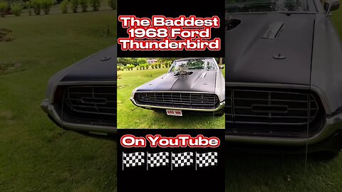 The Baddest 1968 Ford Thunderbird on YouTube #shorts