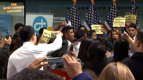 Latinos to Democrat Pelosi: "You are a liar!" for striking a deal with President Trump to extend legal protections to young immigrants.