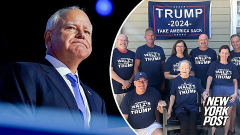 ⚡Walz’s Family Members Go Viral as They Pose in ‘Walz’s for Trump’ Shirts