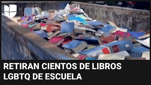 Tiran a la basura cientos de libros de temas raciales, de género y LGBTQ de universidad de Florida