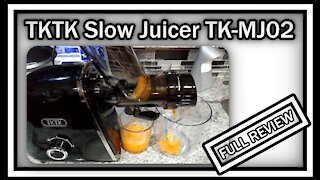 TKTK Slow Masticating Juicer TK-MJ02 FULL REVIEW