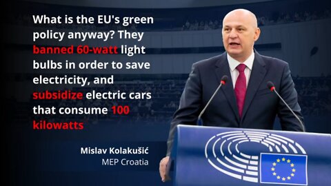 MEP Mislav Kolakušić Blows the Lid off Garbage 'Green' Policies