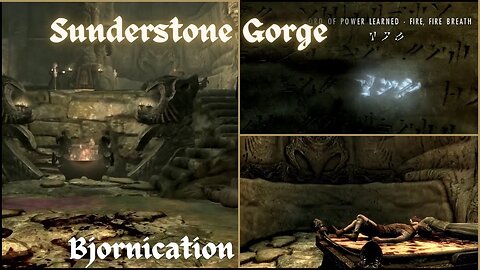 Sunderstone Gorge | Skyrim - Fire, Fire Breath