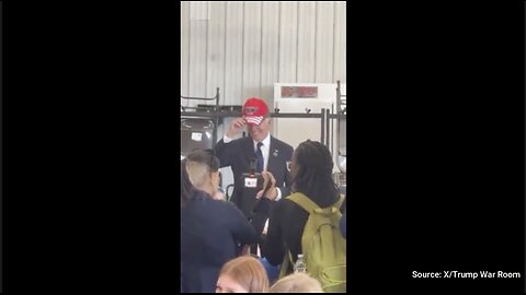 VIRAL VIDEO: Brandon Puts on Trump MAGA Hat in Wild Incident